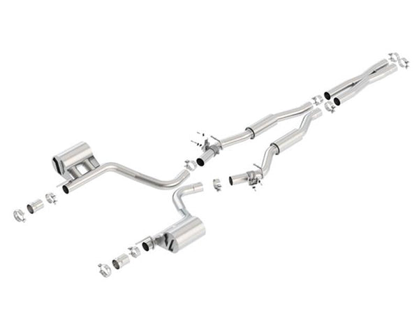 Borla 2015 Dodge Challenger SRT/392 Hemi 6.4L V8 S-TYPE Catback Exhaust w/ Valves Factory Bezel
