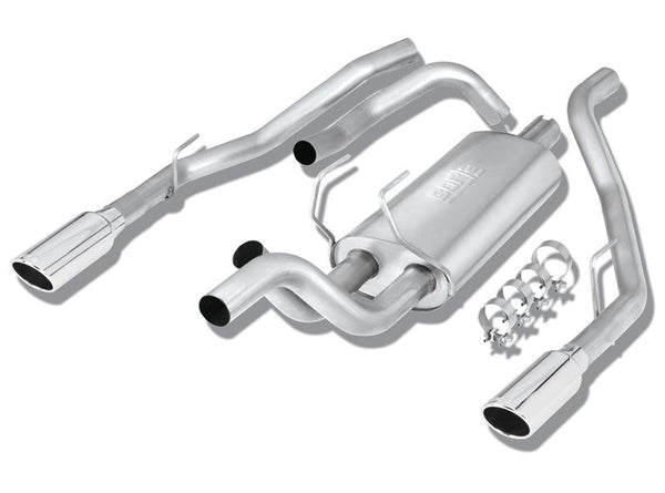 Borla 09-13 Dodge RAM 1500 5.7L CC/SB w/Fact Sngl Exhaust C/B 3x2.5in Single Round Rolled Split Rear