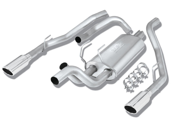 Borla 09-13 Dodge RAM 1500 5.7L CC/SB w/Fact Sngl Exhaust C/B 3x2.5in Single Round Rolled Split Rear