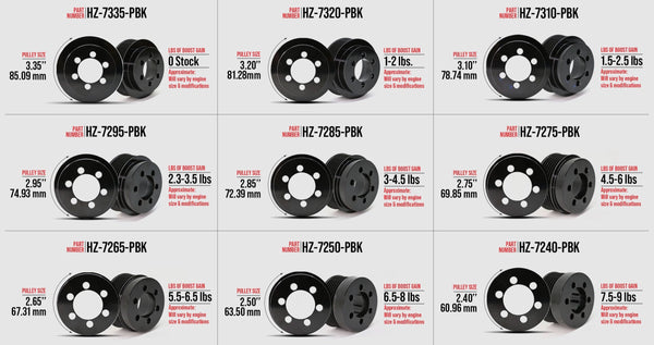 6-Rib Billet Aluminum Pulley for Hellcat Conversion