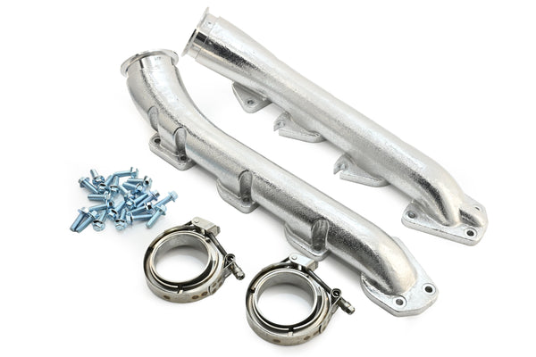 Ceramic silver Gen 3 HEMI exhaust manifolds view 2