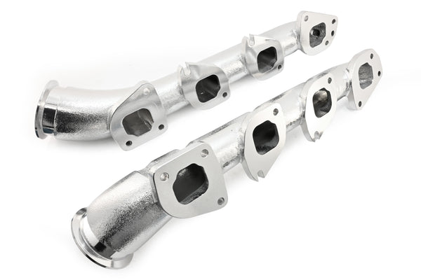 Ceramic silver Gen 3 HEMI exhaust manifolds view 4
