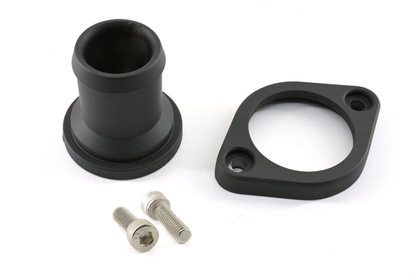 Gen III HEMI Straight Water Neck Thermostat Housing – Black – image 1