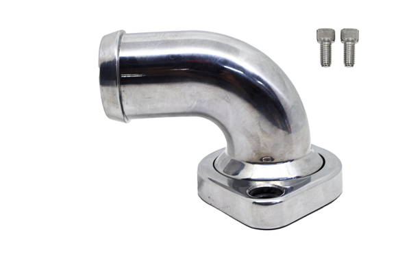 Gen III HEMI 90° Swivel Water Neck Thermostat Housing – Polished – image 9