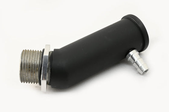 Aluminum Oil Filler Tube with Baffle – Black
